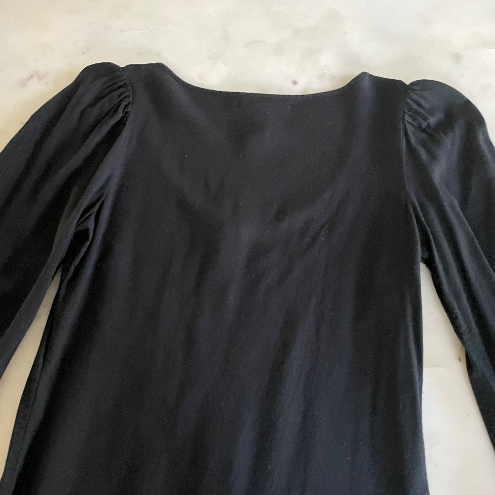 Lucky Brand Black Floral Embroidered Mini Dress - Picture 7 of 11